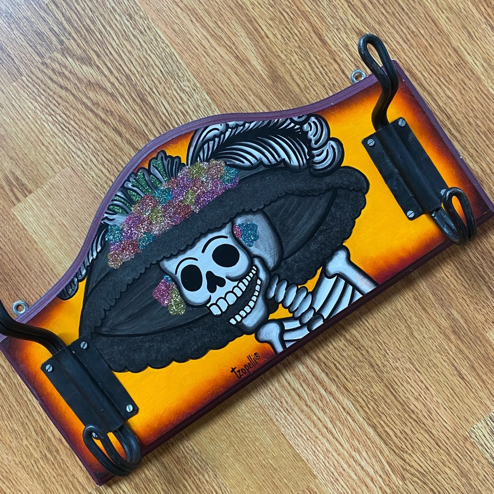 Colorful Day of the Dead Wall Hook